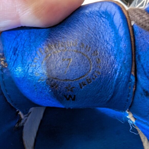 John Fluevog Distressed Brown Leather Lace-Up Oxford Shoes Women's Size 7 - Picture 3 of 10